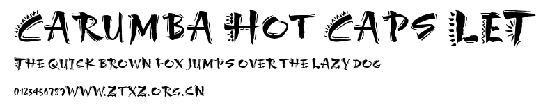 Carumba Hot Caps LET.ttf