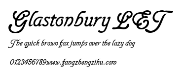 Glastonbury LET.ttf