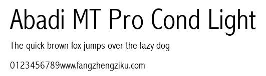 Abadi MT Pro Cond Light.ttf