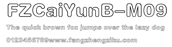 FZCaiYunB-M09.ttf